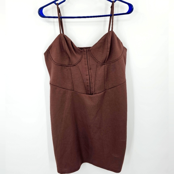 Wild Fable Brown Bodycon Sun Dress NWT Size XL - Picture 1 of 8